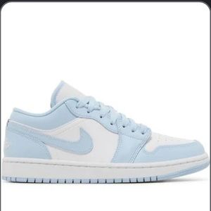 NWT Nike Jordan 1 lows “Ice Blue”